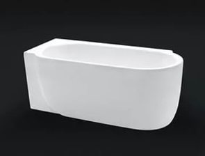 Ванна акриловая асимметричная BelBagno арт. BB11-1500 150х70х58